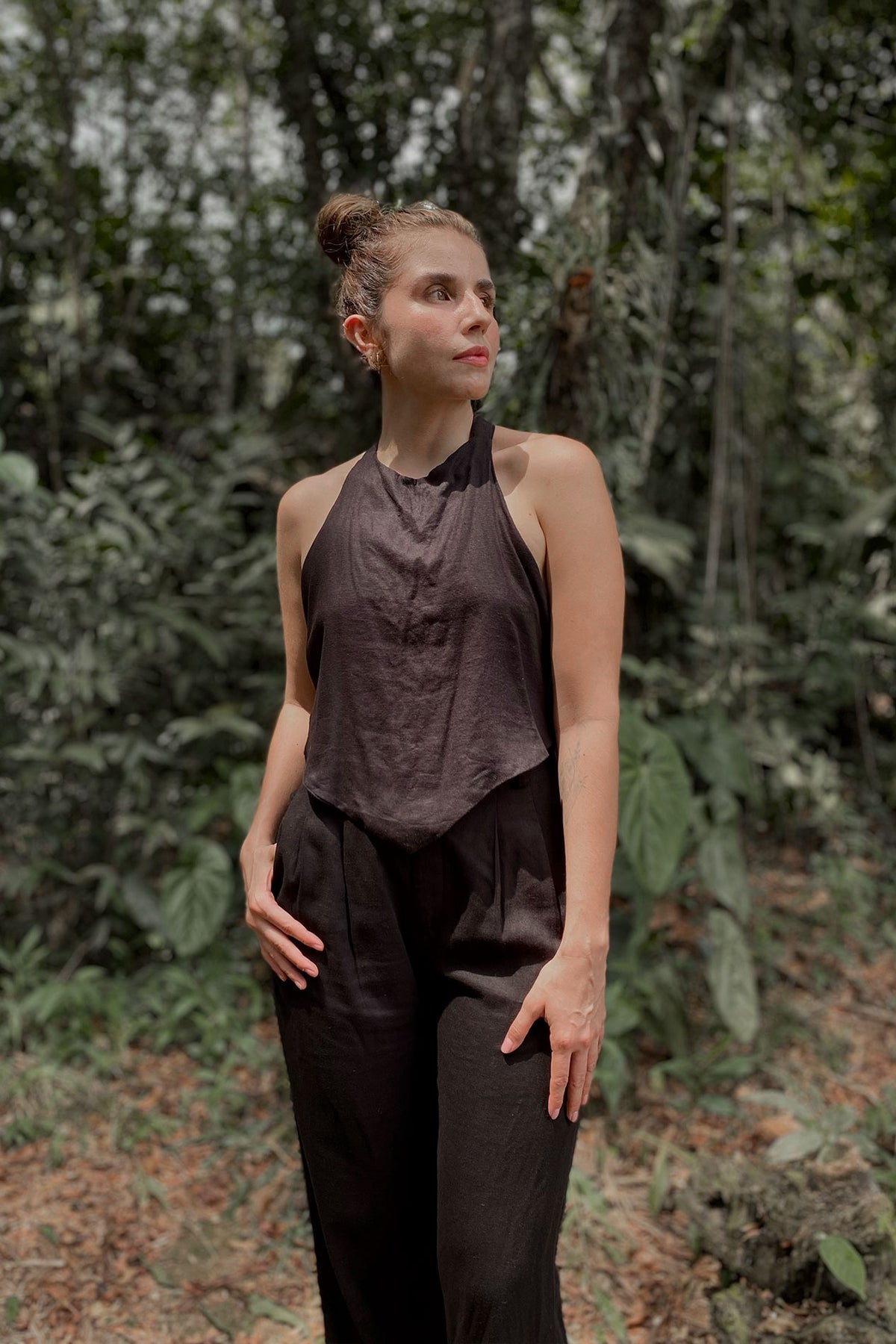 Top Venecia Negro