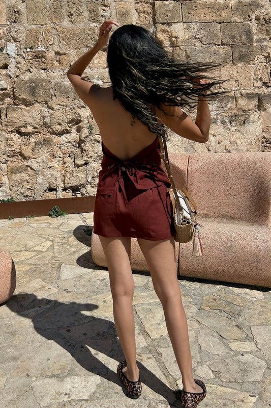 Falda Brisa Vino