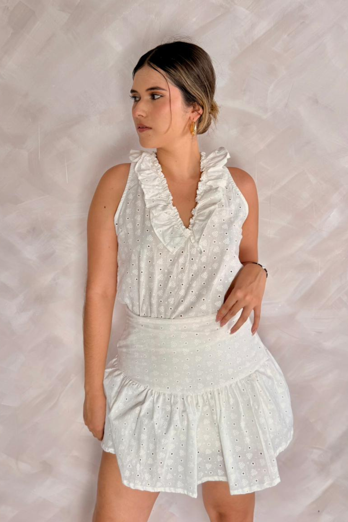 Falda Albor Blanco