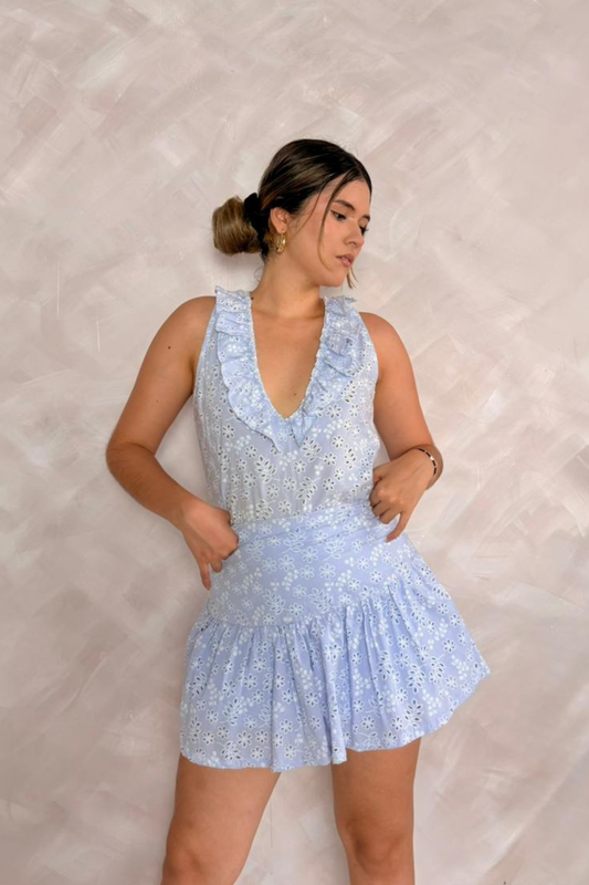 Falda Albor azul