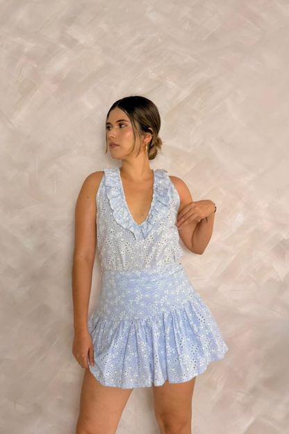 Falda Albor azul