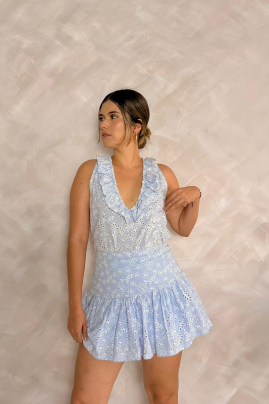 Falda Albor azul