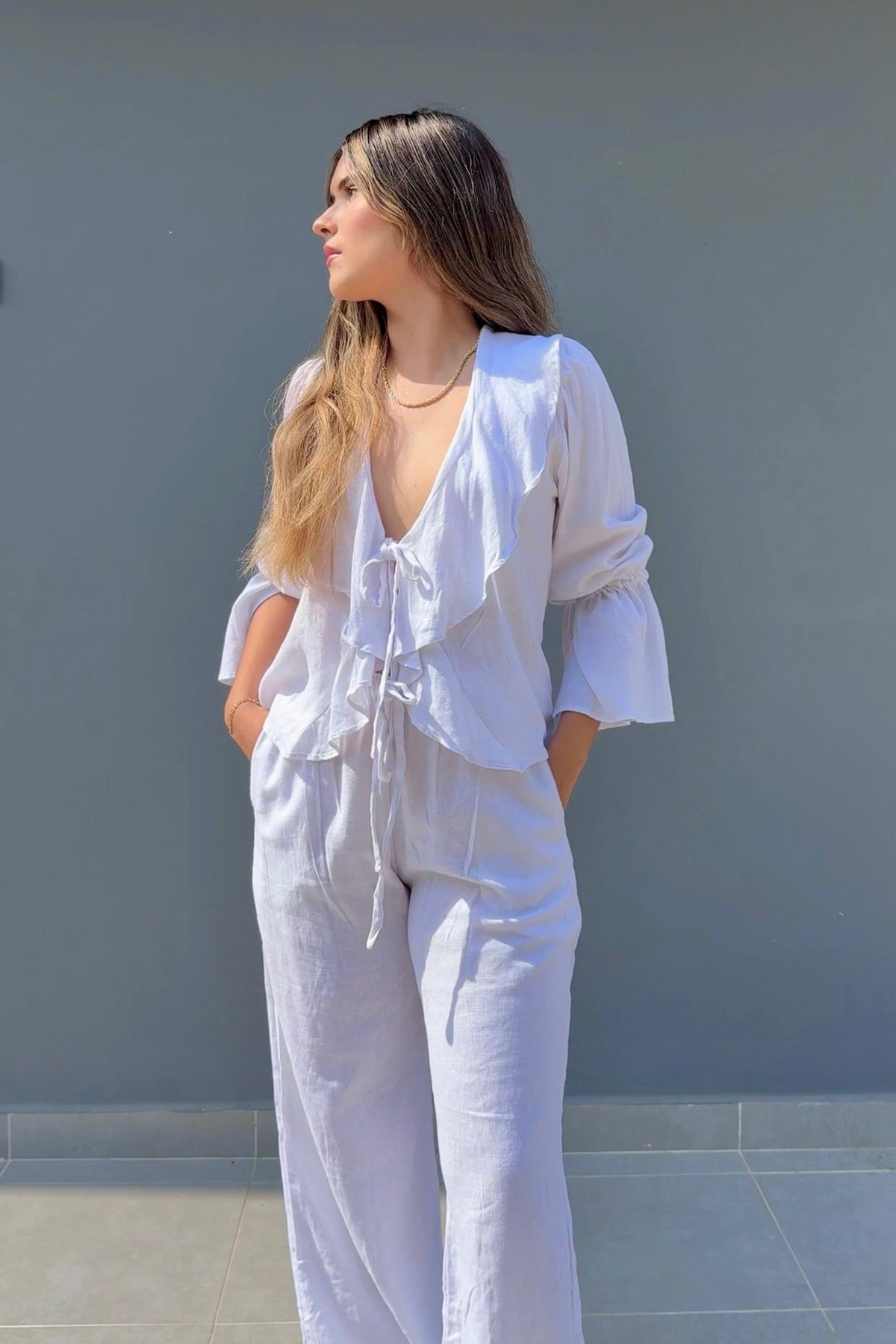 Pantalón Solana Blanco