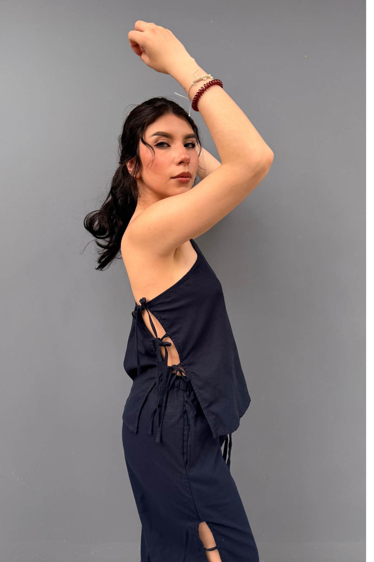Top Ocaso Azul