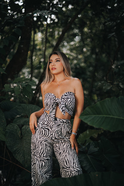 Crop Top Cebra