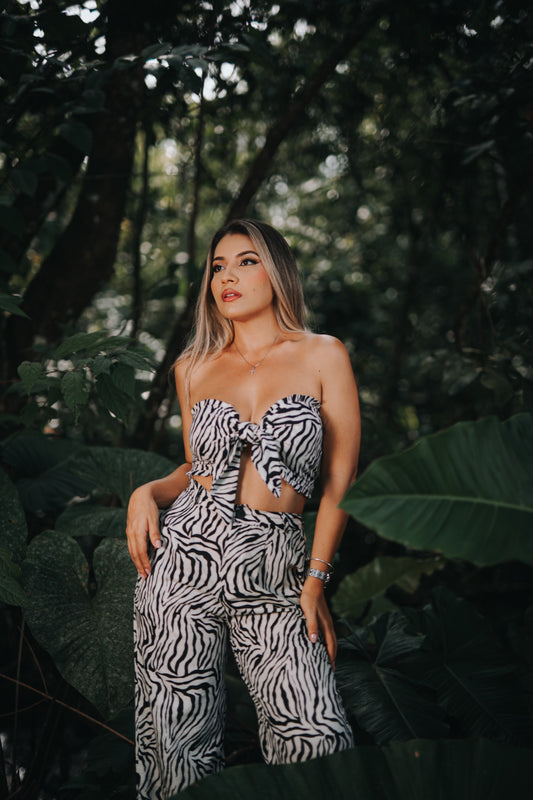 Crop Top Cebra