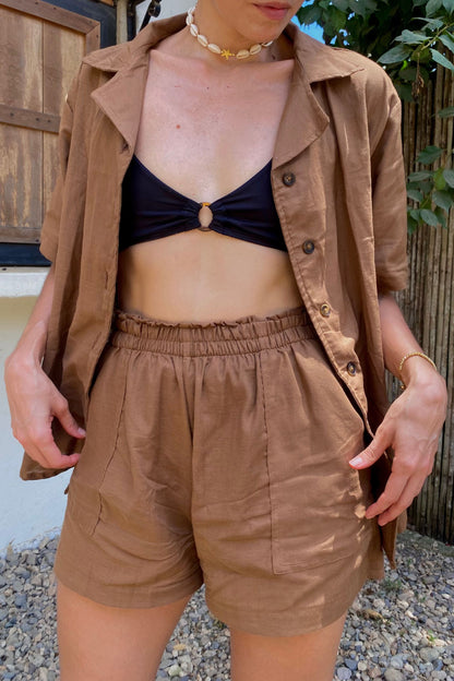Short Lino Moca