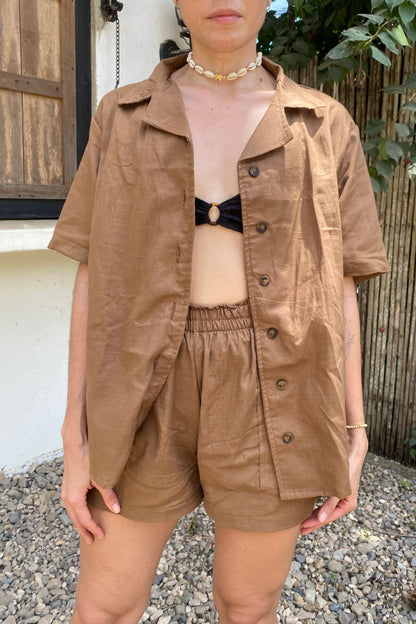 Short Lino Moca