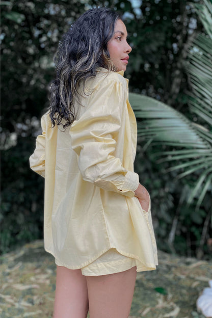 Camisa Oversize Varena amarilla